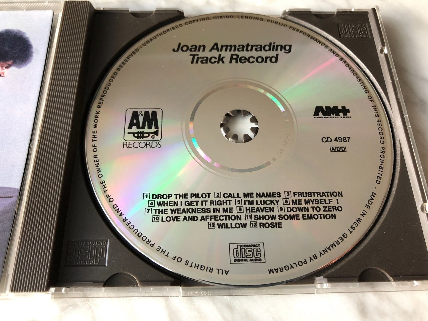 Joan Armatrading – Track Record (First Pressing) [GERMAN PRESS]