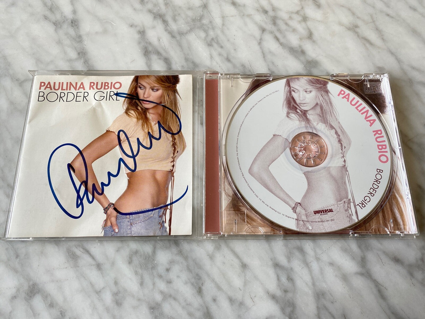 Paulina Rubio – Border Girl (Signed) (2002) [ORIGINAL USA PRESS]