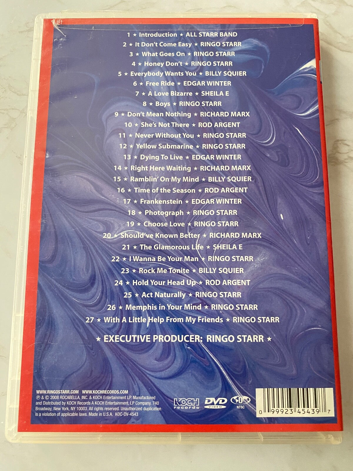 Ringo Starr & His All Starr Band Live 2006 DVD 2008 Billy Squier, The Beatles (2008)