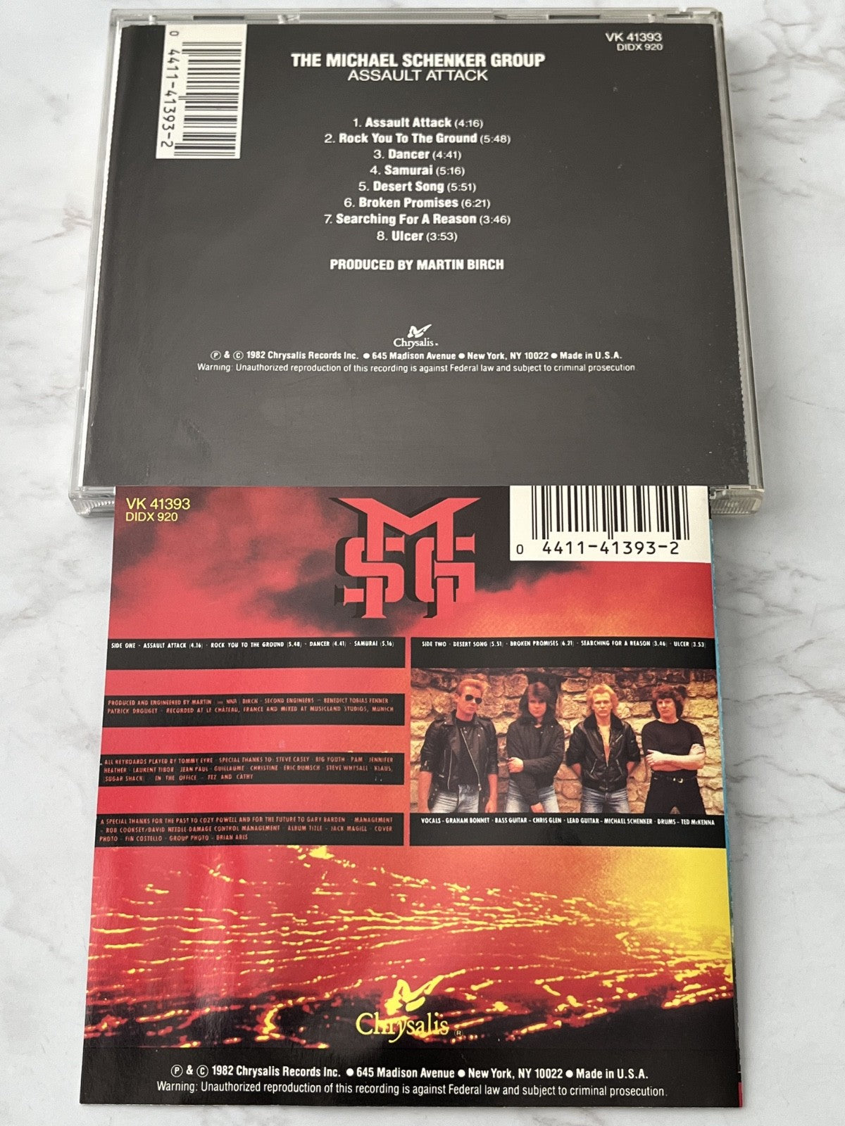 Michael Schenker – Group Assault Attack (1987) [DADC PRESS]