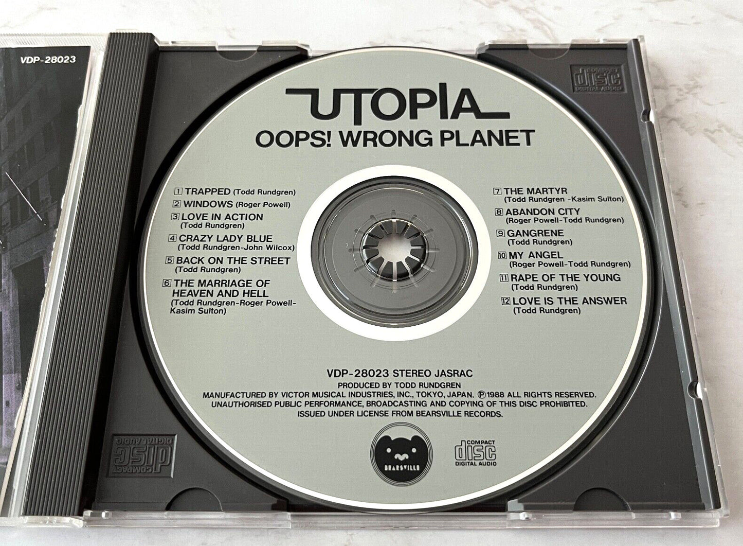 Utopia – Oops Wrong Planet (1988) [JAPAN TARGET ERA]