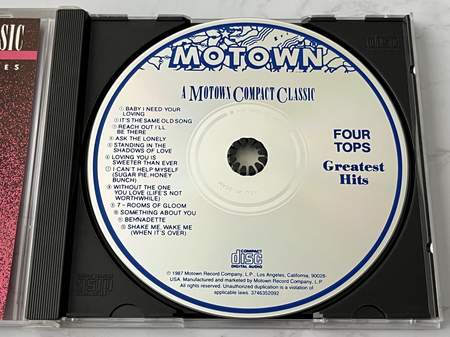 The Four Tops – Greatest Hits [USA SILVER DISC]