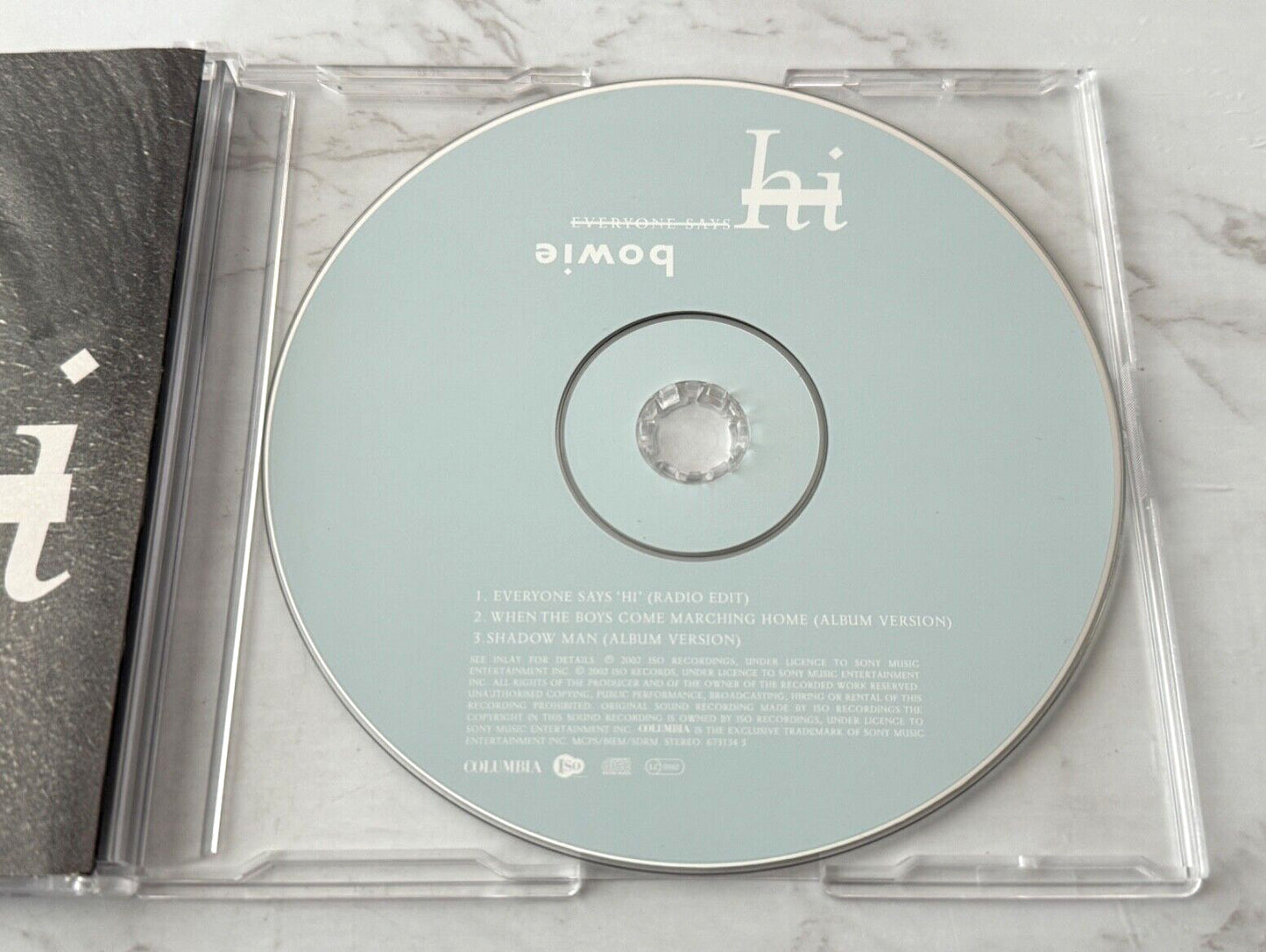 David Bowie – Everyone Says Hi (2002) [UK PRESS]