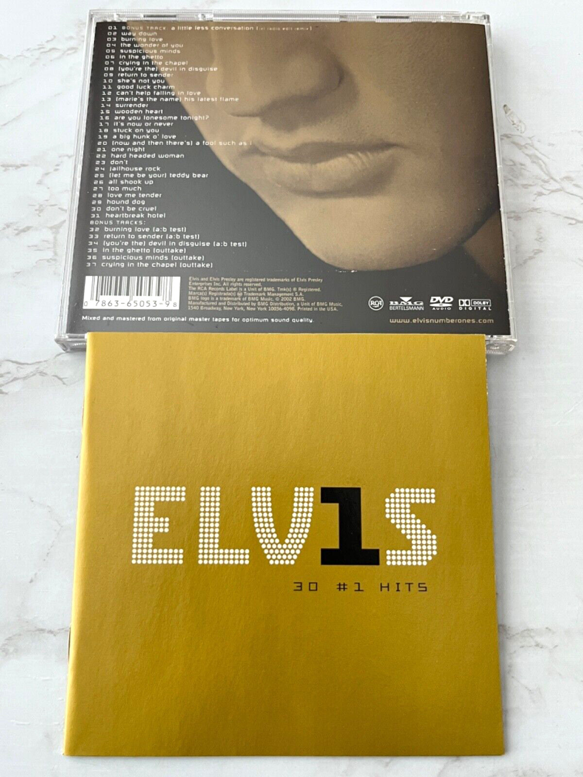 Elvis Presley – ELVIS 30 #1 Hits DVD (5.1 Surround) (2002) [ORIGINAL USA PRESS]