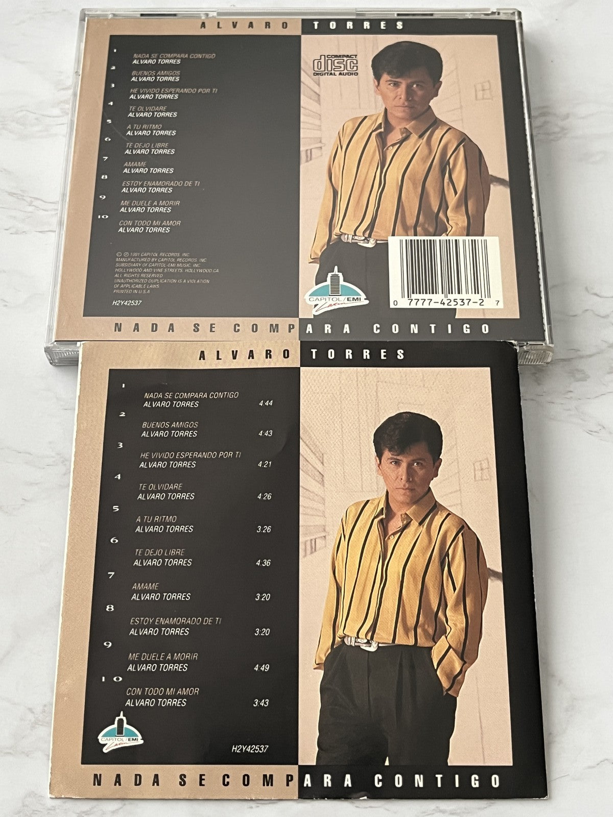 Alvaro Torres – Nada Se Compara Contigo (1991) [ORIGINAL USA PRESS]