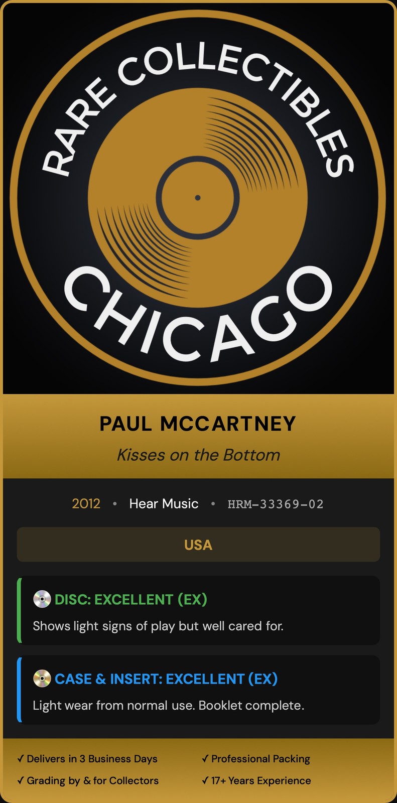 Paul McCartney – Kisses On The Bottom (Digipak) (2012)