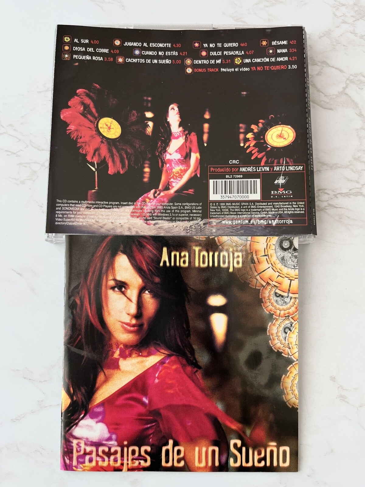 Ana Torroja – Pasajes De Un Sueño (1999) [ORIGINAL USA PRESS]