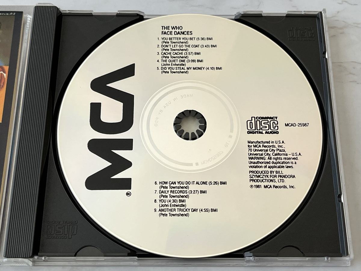 The Who – Face Dances [USA SILVER DISC PDO]