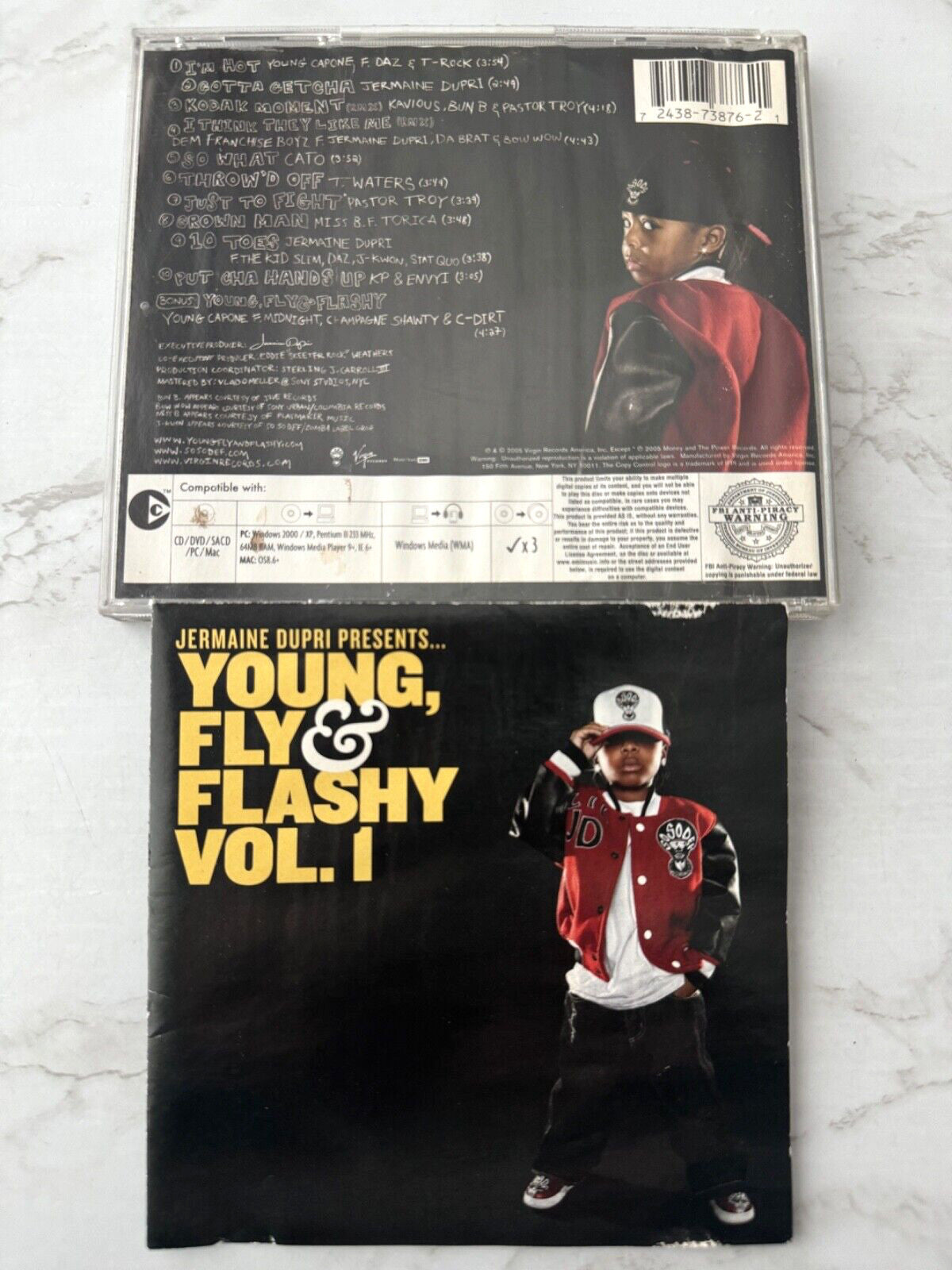 Various, Jermaine Dupri, Young Capone – Young Fly & Flashy Vol. 1 (2005) [ORIGINAL USA PRESS]