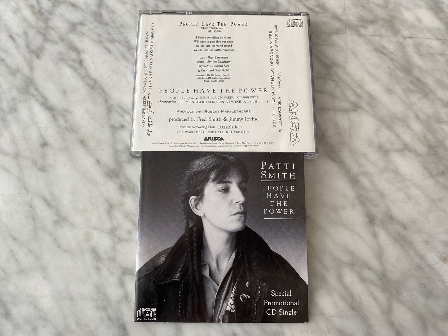 Patti Smith – People Have The Power (Promo) (1988) [ORIGINAL USA PRESS]
