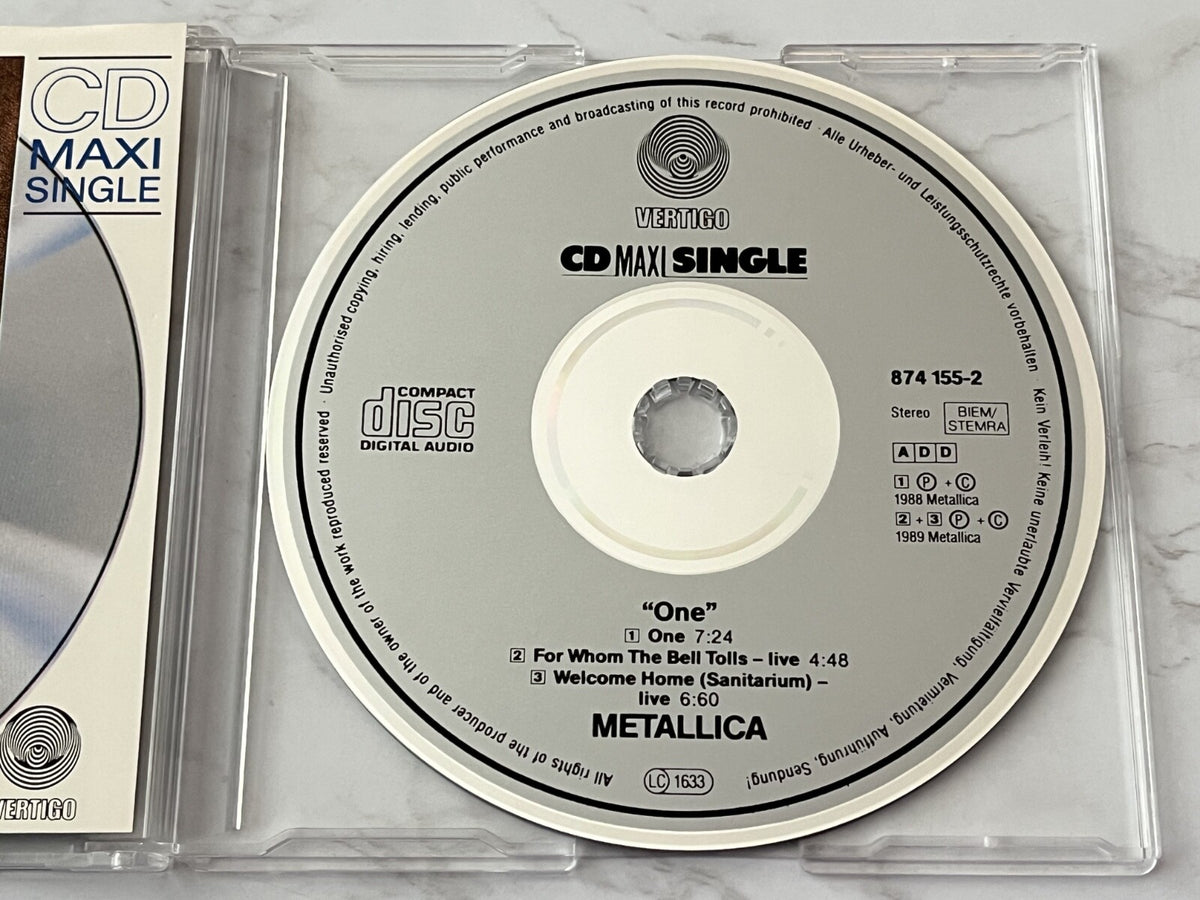 Metallica – One (Maxi Single) (1989) [W GERMANY TARGET ERA]