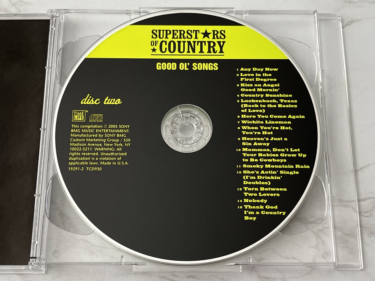 Dolly Parton, Elvis Presley, Various, Waylon Jennings, Willie Nelson – Time Life Music Superstars Of Country Good Ol' Songs (2005)