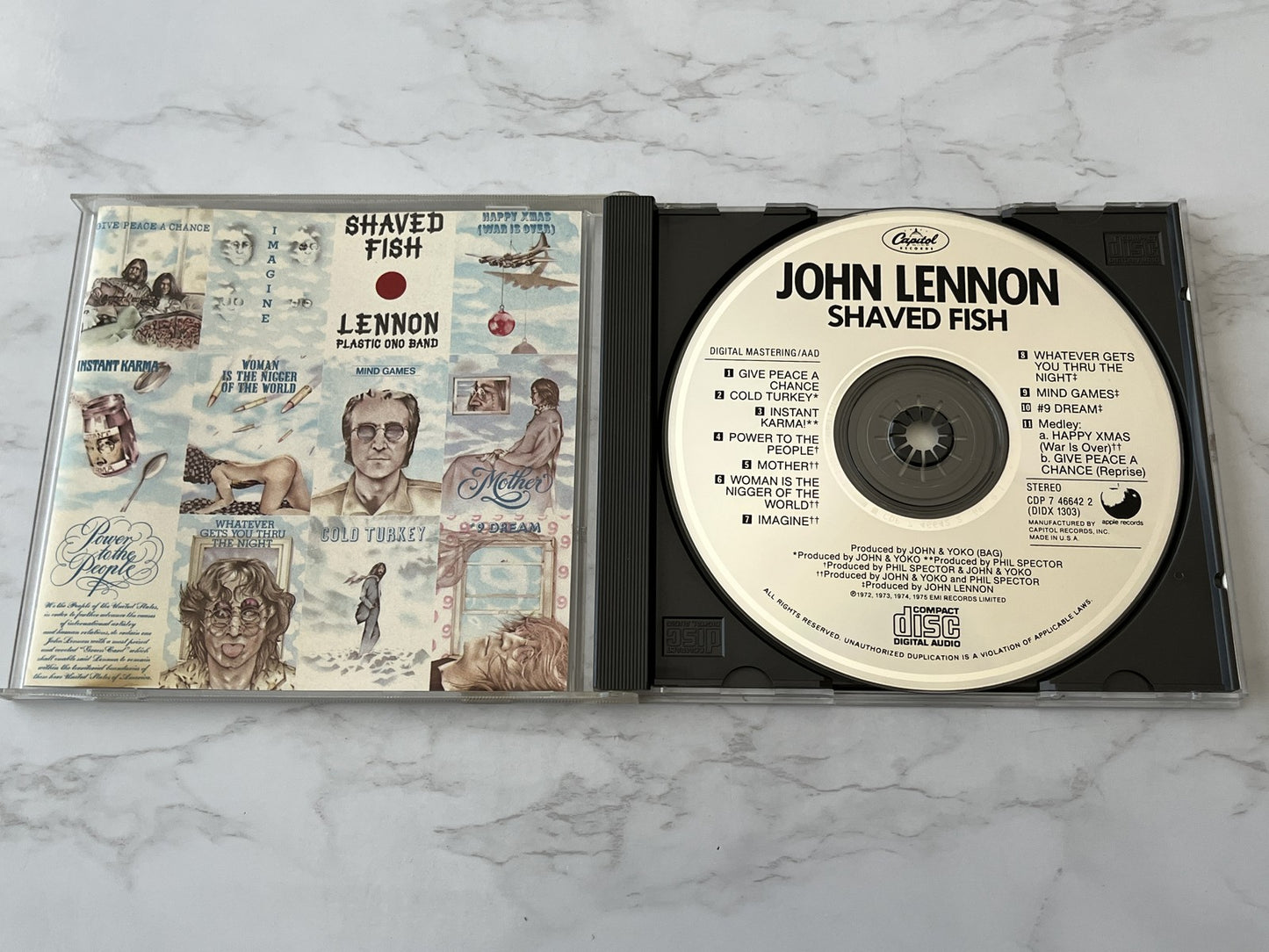 John Lennon – Shaved Fish (1988) [ORIGINAL USA PRESS]