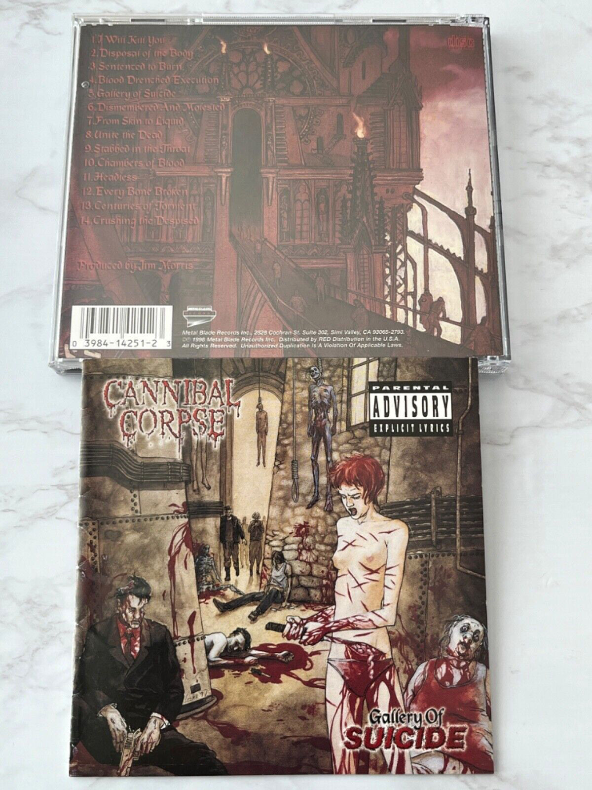 Cannibal Corpse – Gallery Of Suicide (1998) [ORIGINAL USA PRESS]