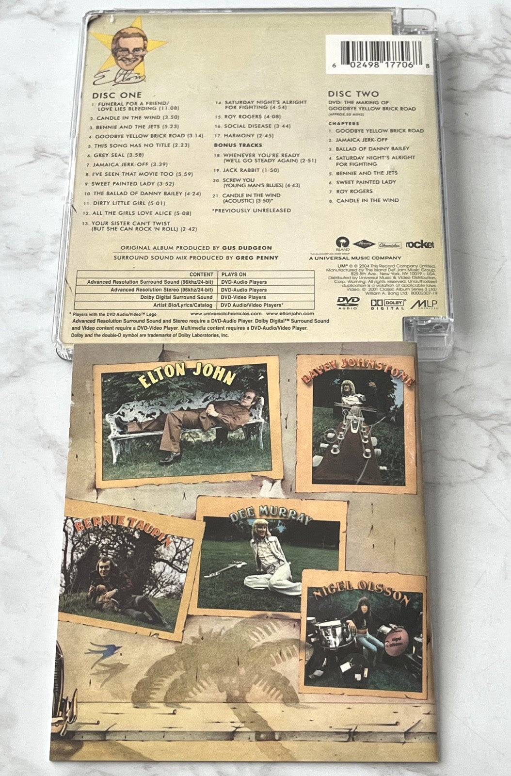 Elton John – Goodbye Yellow Brick Road 2 DVD 2004 Island 5.1 SURROUND (5.1 Surround) (2004)