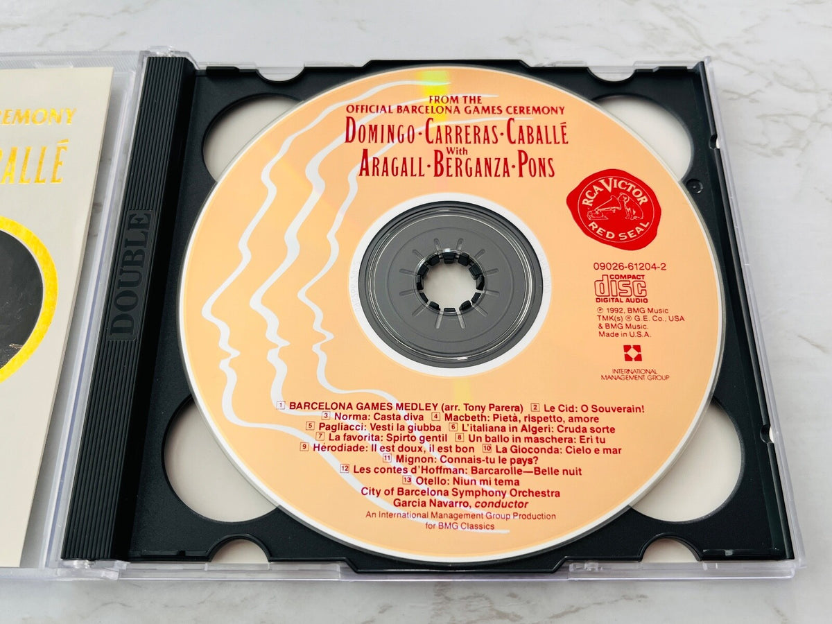 Various, Placido Domingo, Jose Carreras, Montserrat Caballe – Cabrera, Caballe From The Official Barcelona Games (Promo)