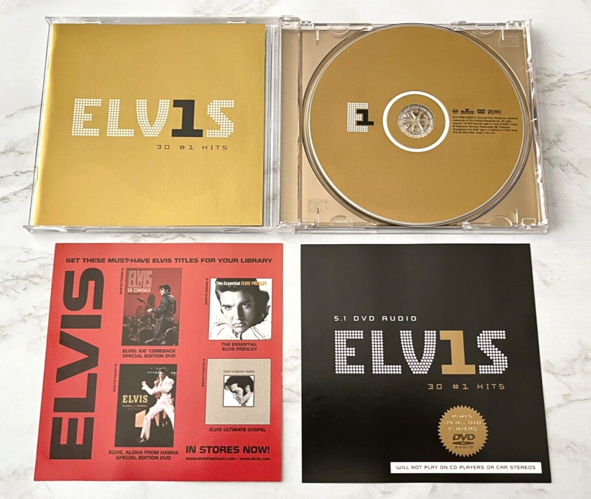 Elvis Presley – ELVIS 30 #1 Hits DVD (5.1 Surround) (2002) [ORIGINAL USA PRESS]