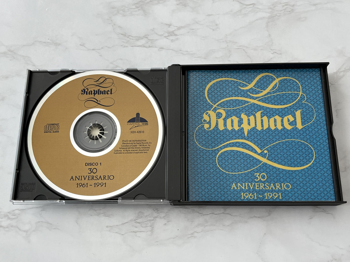 Raphael – 30 Aniversario 1961-1991 (1991) [ORIGINAL USA PRESS]