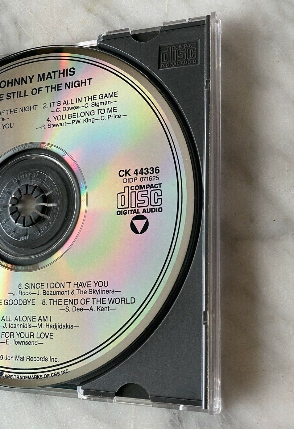 Johnny Mathis – In The Still Of The Night [DADC PRESS]