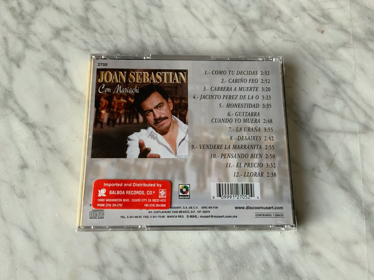 Joan Sebastian – Con Mariachi (2002) [ORIGINAL MEXICO PRESS]