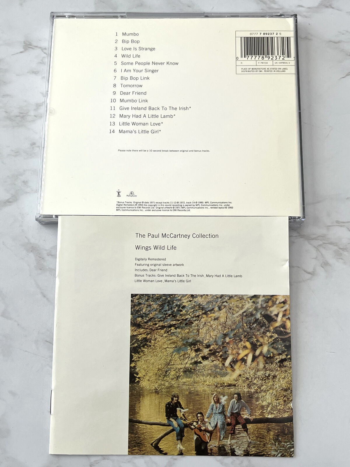 Paul McCartney, Wings – Wild Life (1993) [GERMAN PRESS]