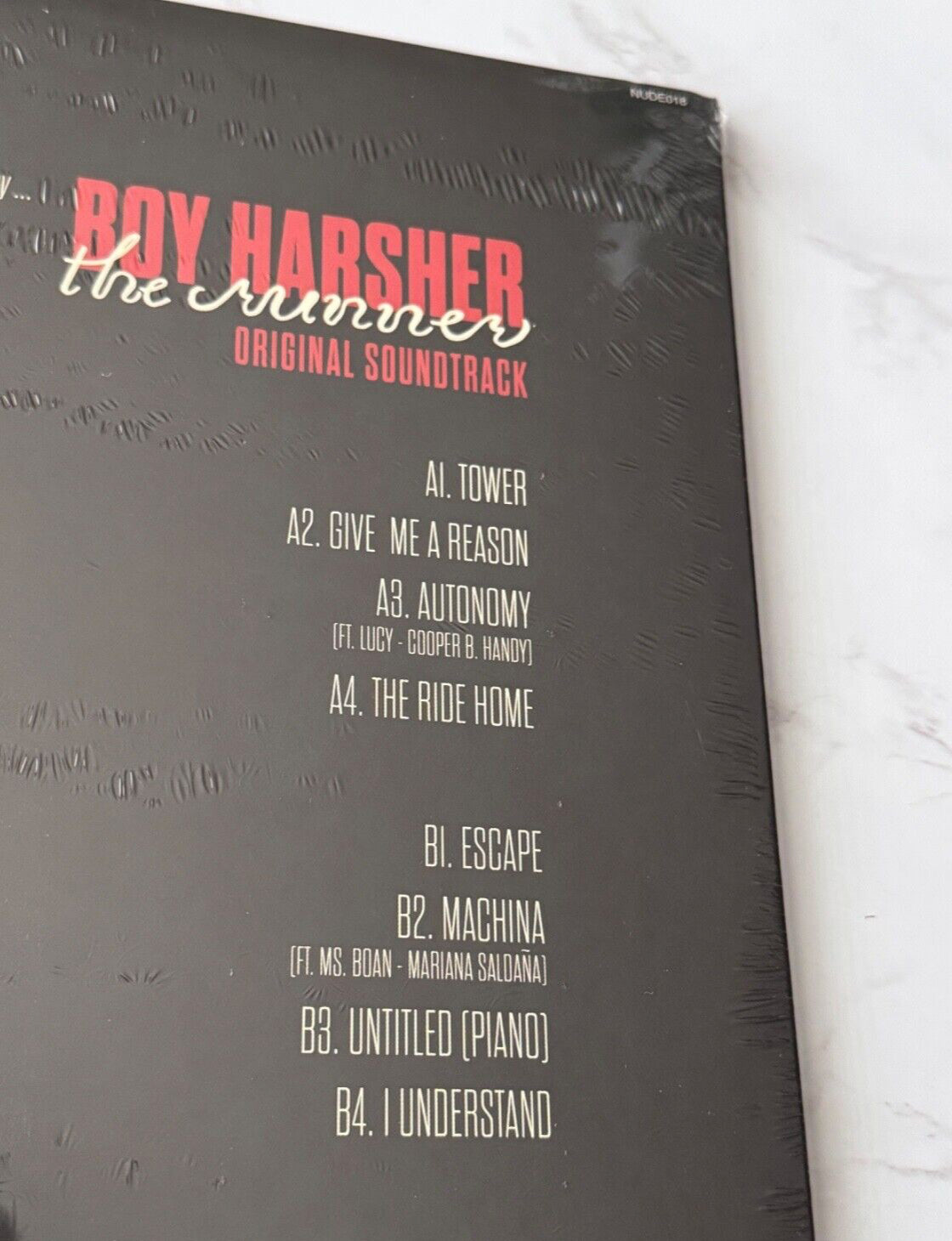 Boy Harsher The Runner LP SEALED! LTD ED/400 CRYSTAL CLEAR w/BLACK SMOKE VINYL