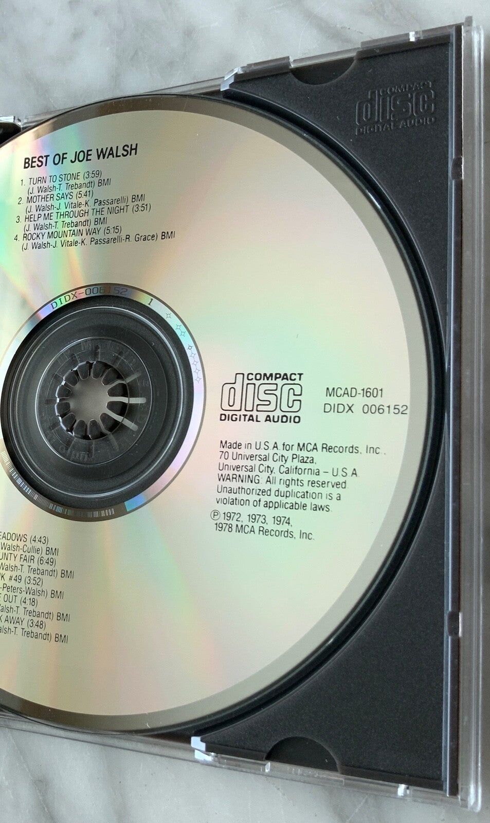Joe Walsh – The Best Of [DADC PRESS]