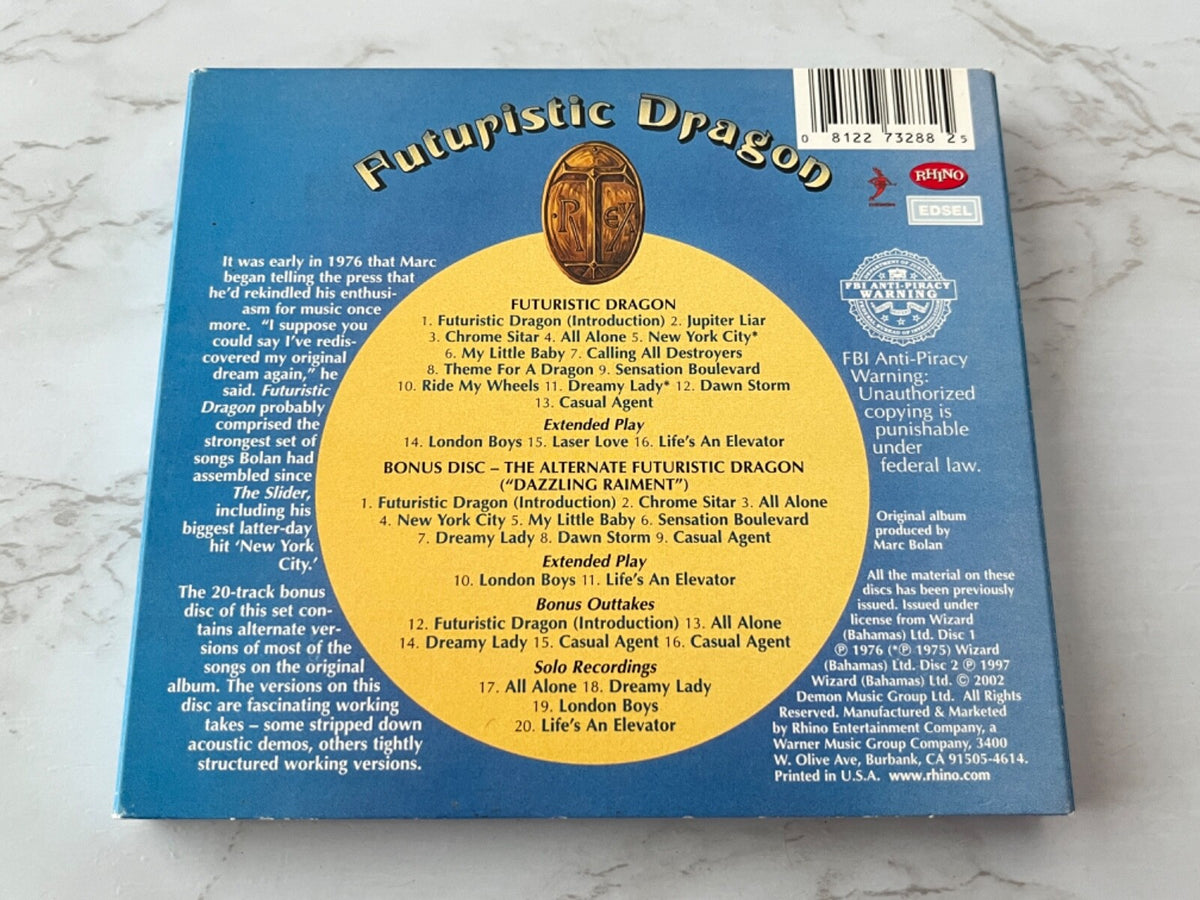 T. Rex – Futuristic Dragon (Digipak) (2002)