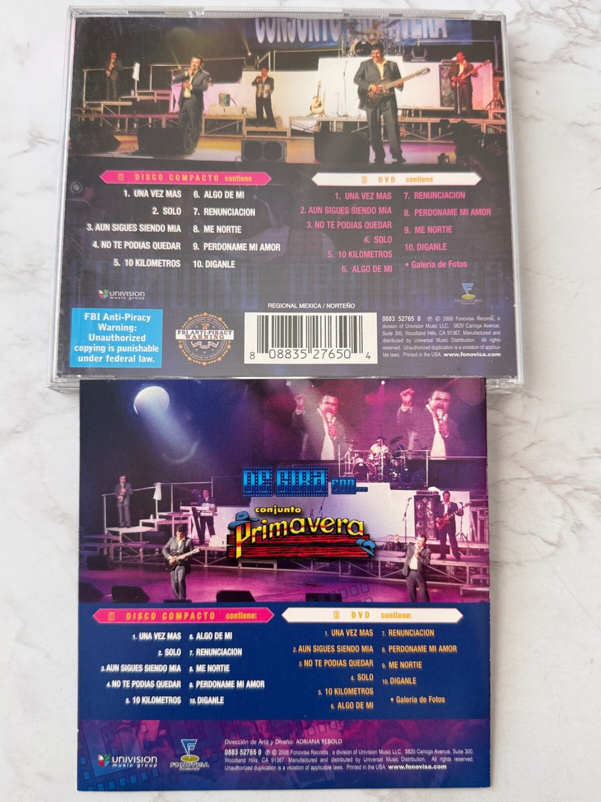 Conjunto Primavera – De Gira (CD/DVD) (2006) [ORIGINAL USA PRESS]