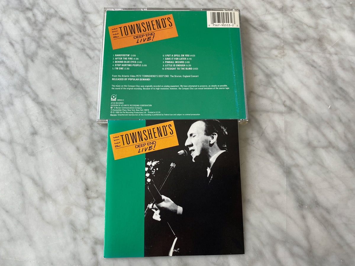 Pete Townshend – Deep End Live [JAPAN TARGET ERA]