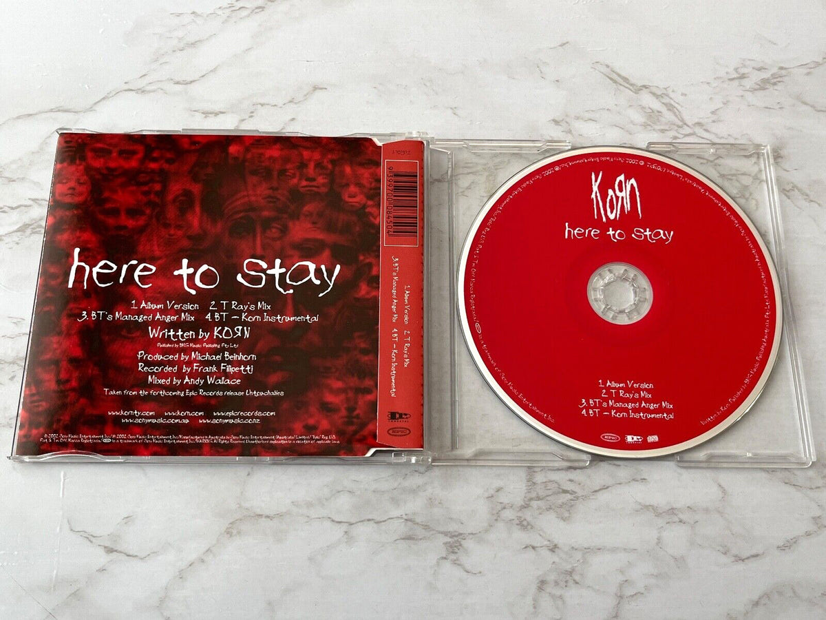 Korn – Here To Stay (Maxi Single) (2002) [AUSTRALIA PRESS]