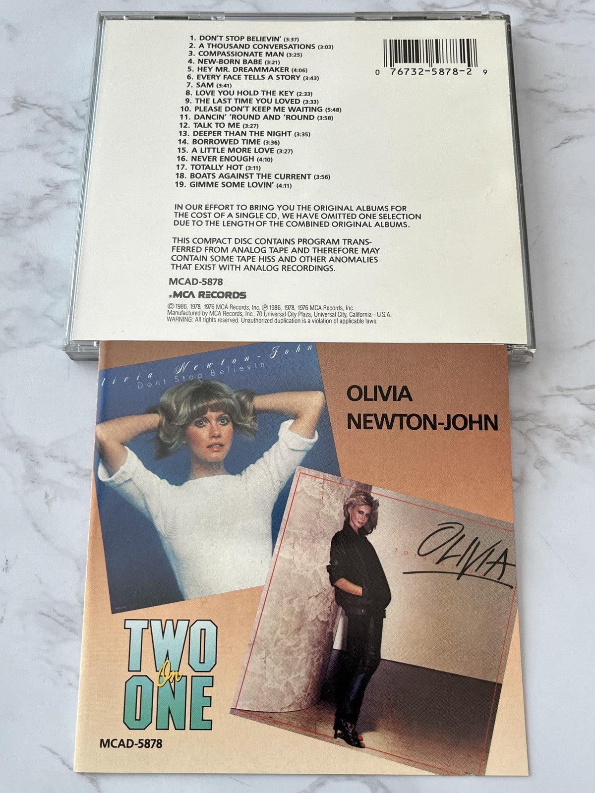Olivia Newton-John – Don't Stop Believin' / Totally Hot (1986) [JAPAN TARGET ERA]
