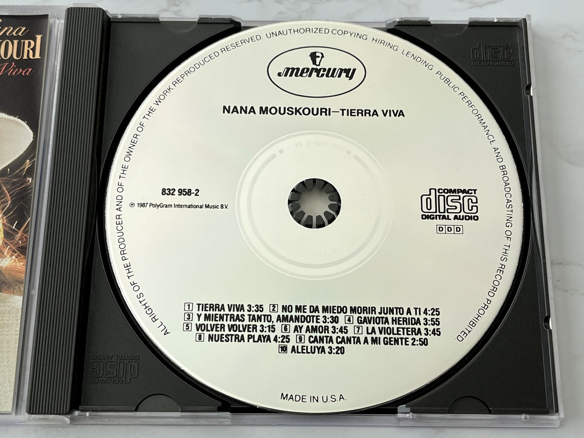 Nana Mouskouri – Tierra Viva (1987) [USA SILVER DISC PDO]