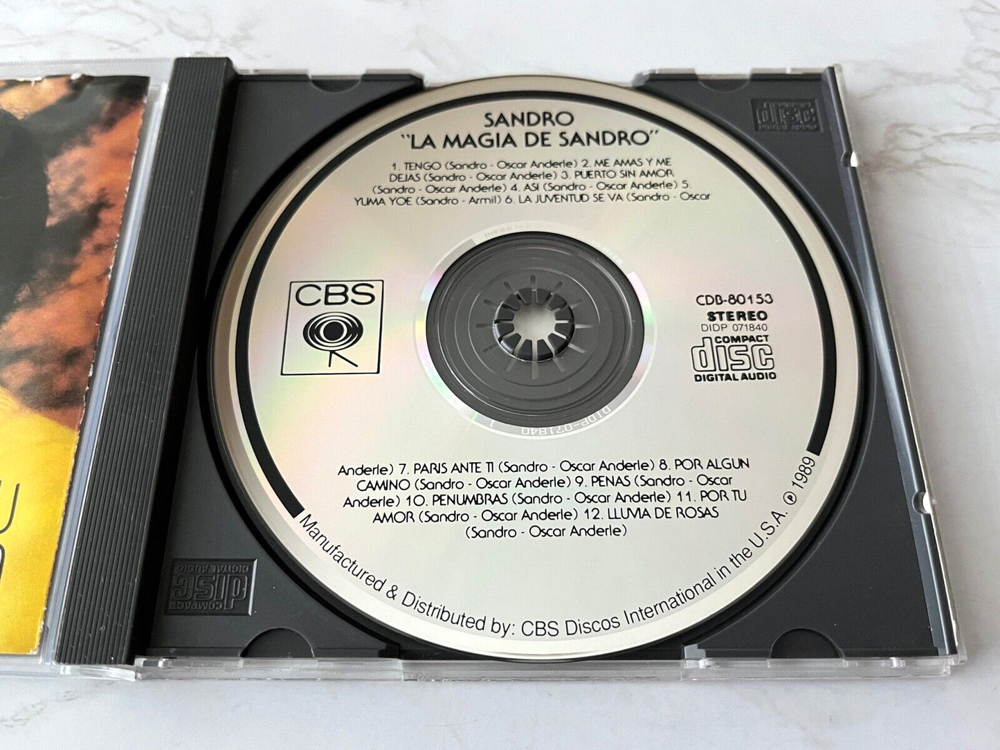 Sandro – La Magia De Sandro (1989) [ORIGINAL USA PRESS]