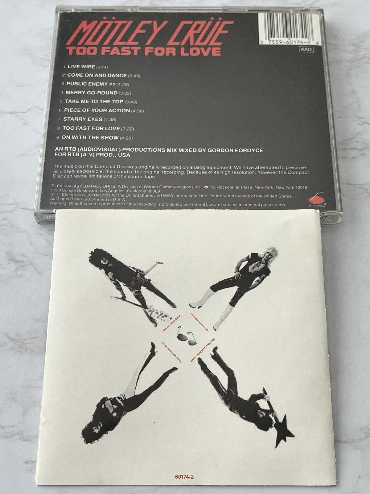 Mötley Crüe – Motley Crue Too Fast For Love (1987) [ORIGINAL USA PRESS]