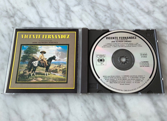 Vicente Fernandez – Clasicas De Jose Alfredo Jimenez (1990) [ORIGINAL USA PRESS]