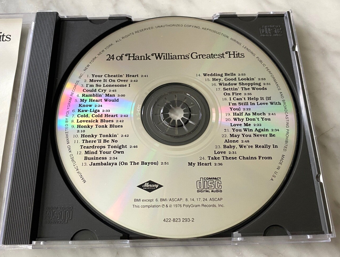 Hank Williams – 24 Greatest Hits