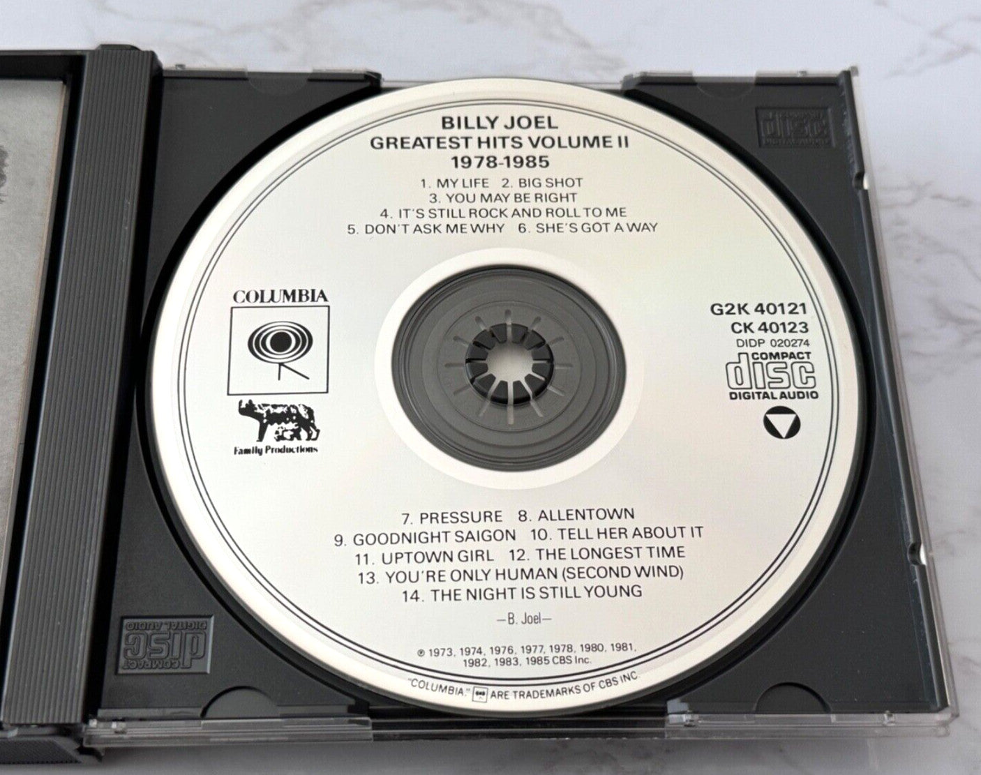 Billy Joel – Greatest Hits Vol. 1 & Vol. 2 [DADC PRESS]