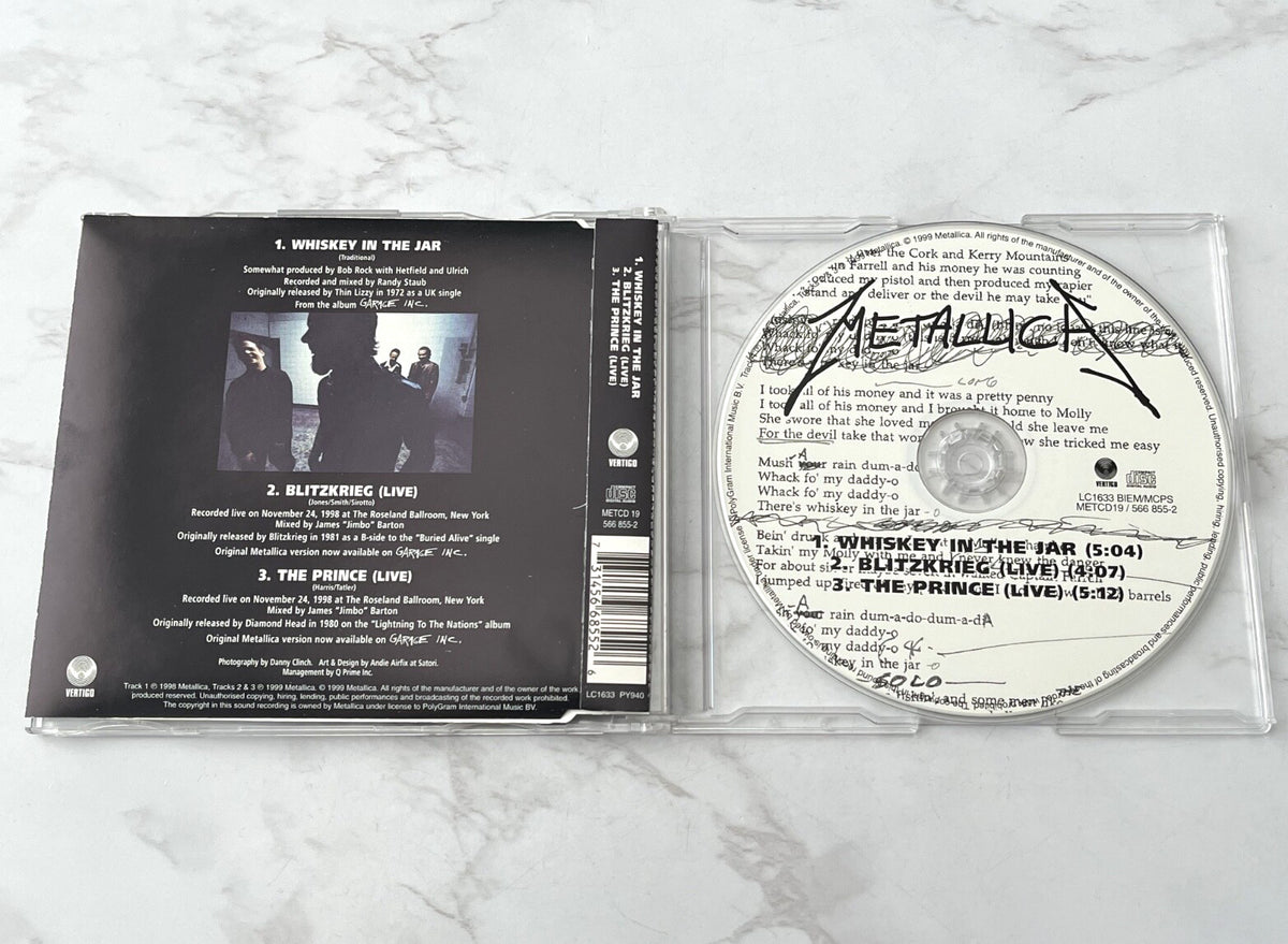 Metallica – Whiskey In The Jar (1999) [UK PRESS]