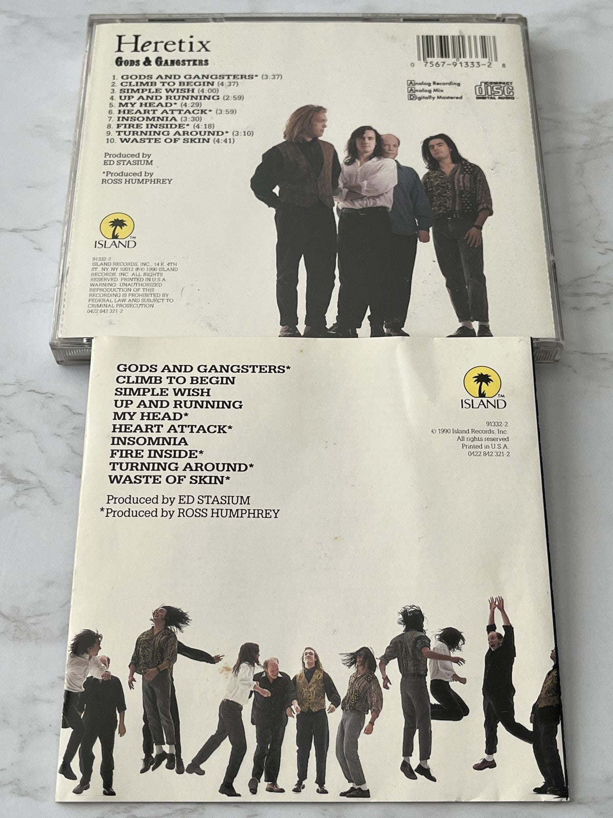 Heretix – Gods And Gangsters (1990) [ORIGINAL USA PRESS]