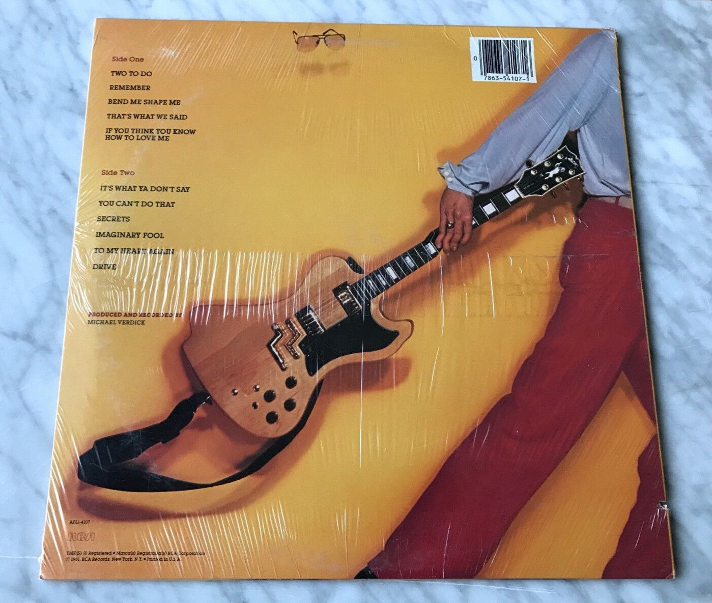 Bob Welch Self Titled LP SEALED! 1981 RCA AFL1-4107 NEW! Fleetwood Mac RARE! OOP