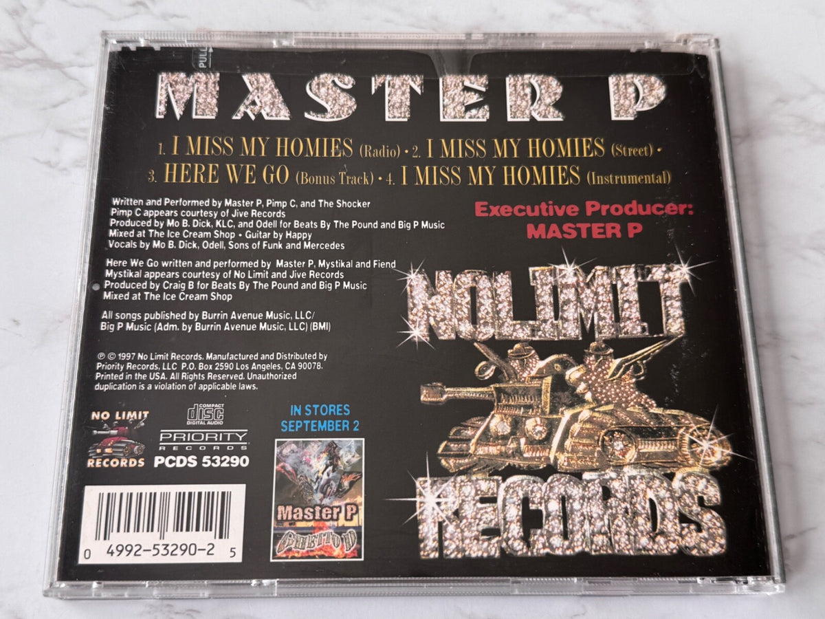 Master P – I Miss My Homies (Maxi Single) (1997)