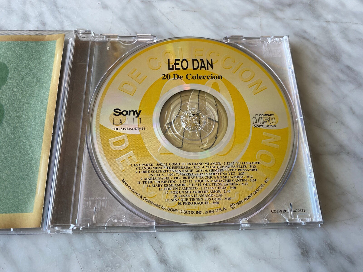 Leo Dan – 20 De Coleccion (1996) [ORIGINAL USA PRESS]