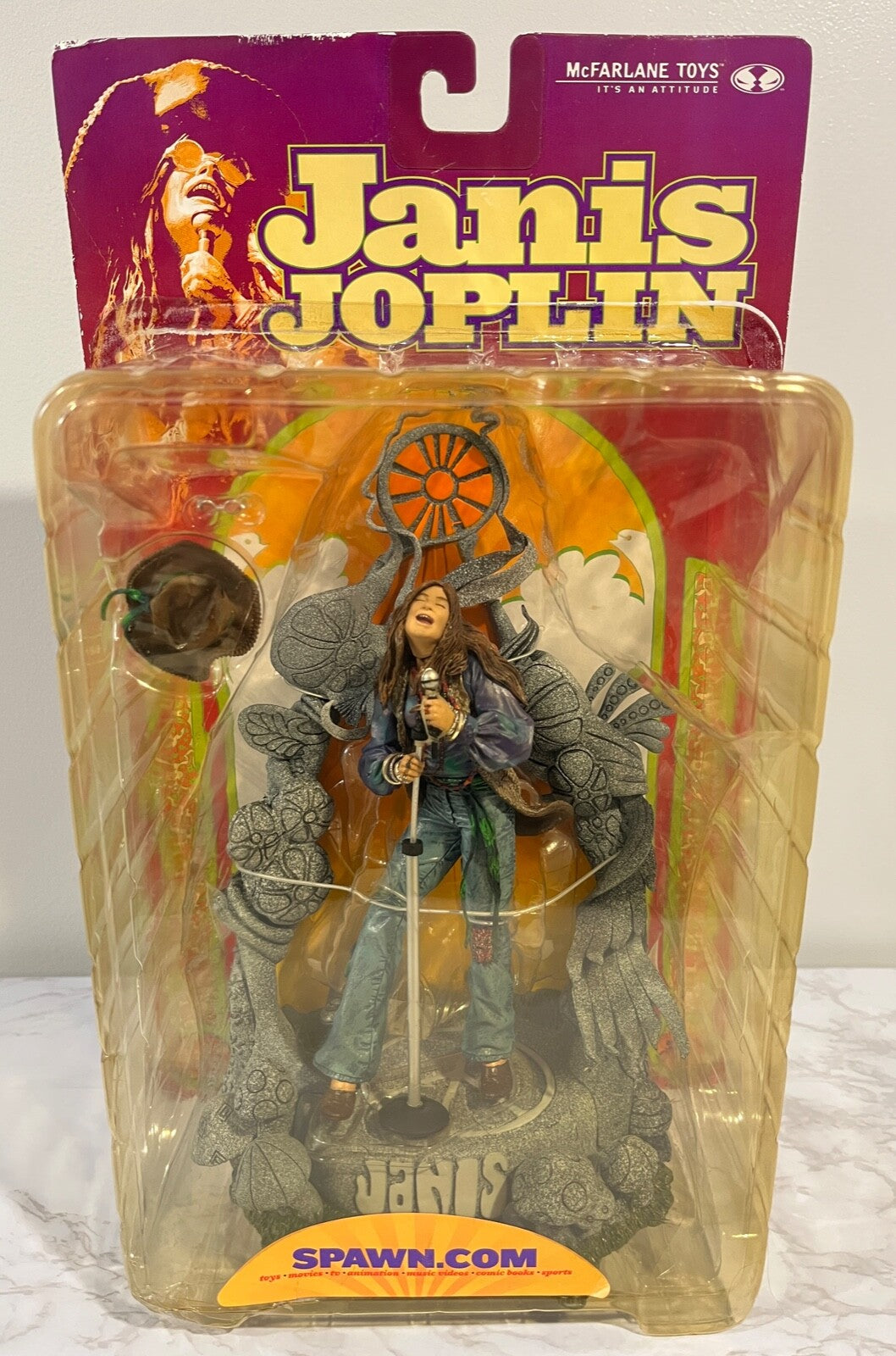 Janis Joplin Super Stage McFarlane Spawn Figure 2000 NEW IN BOX! (2000)