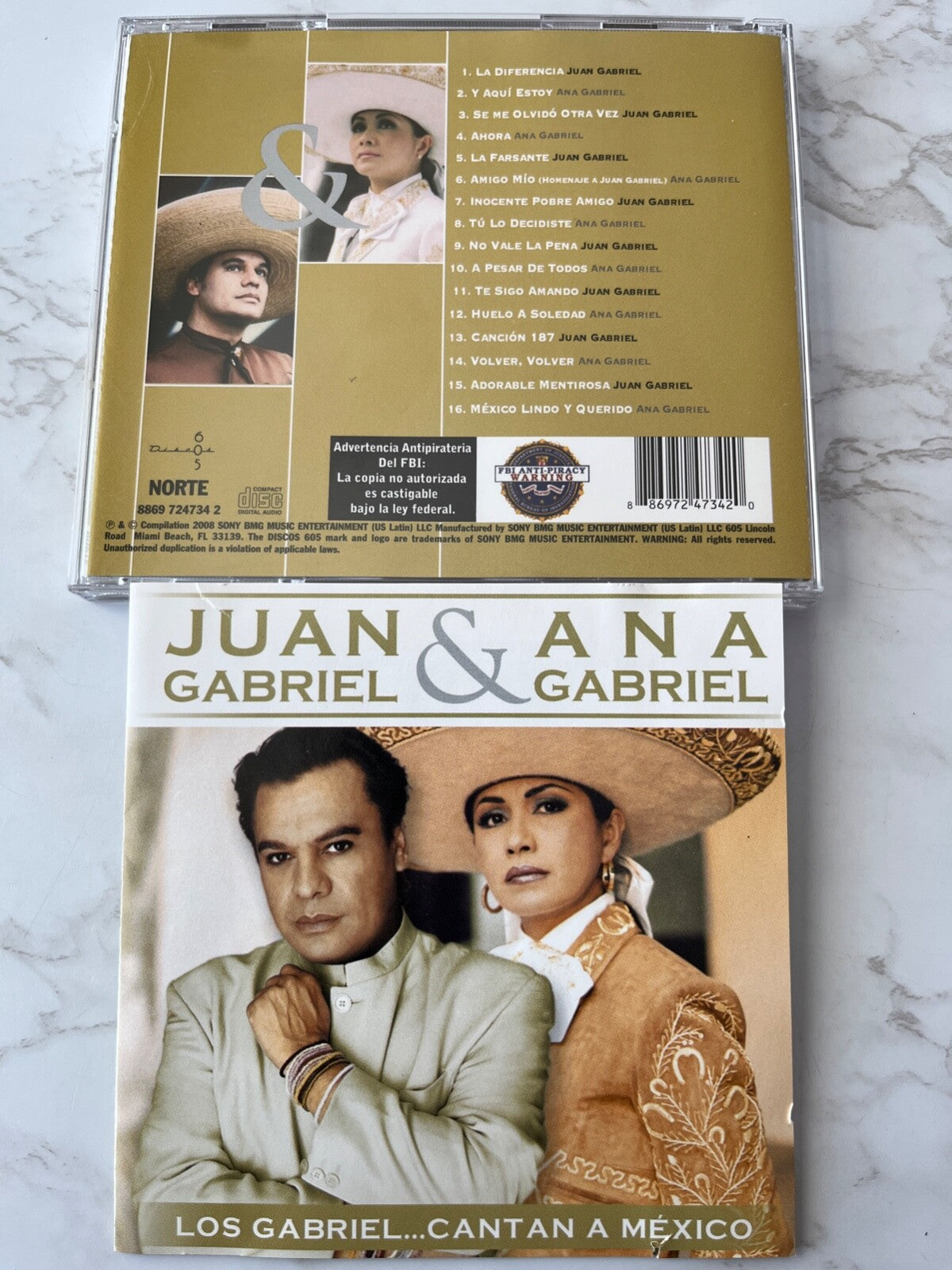 Juan Gabriel, Ana Gabriel – & Ana Gabriel Los Gabriel Cantan A Mexico (2008)