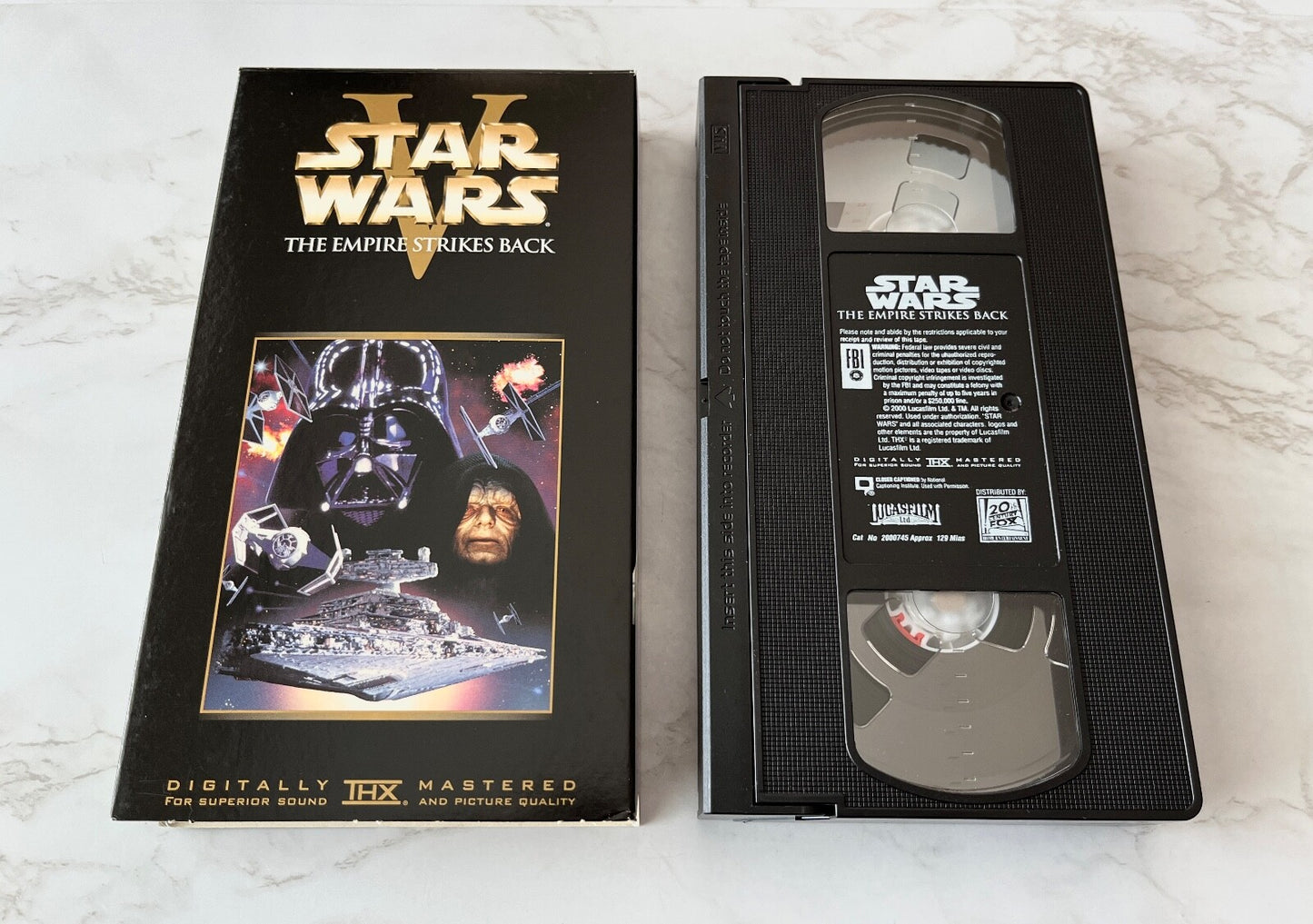 STAR WARS Trilogy 3 VHS Box Set 2000 THX SPECIAL EDITION! Lucasfilm