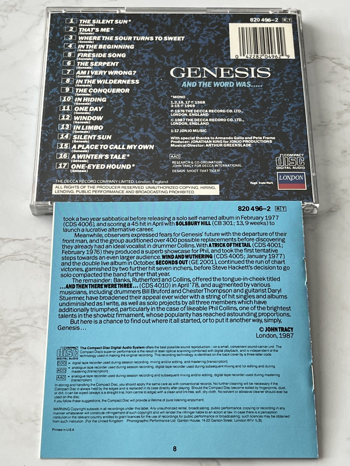 Genesis – And the Word Was (1987) [W GERMANY TARGET ERA]