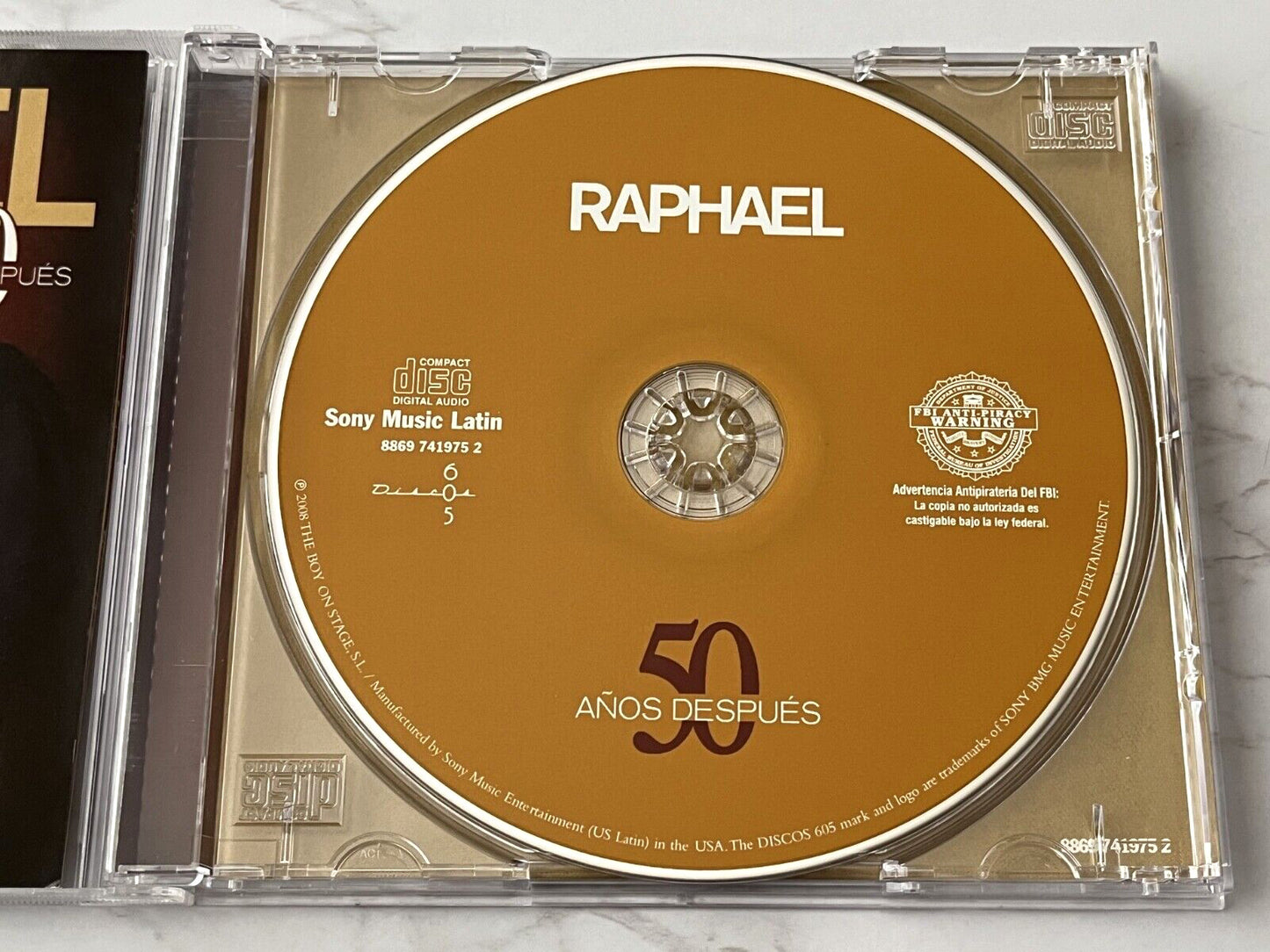 Raphael – 50 Años Después (2008) [ORIGINAL USA PRESS]