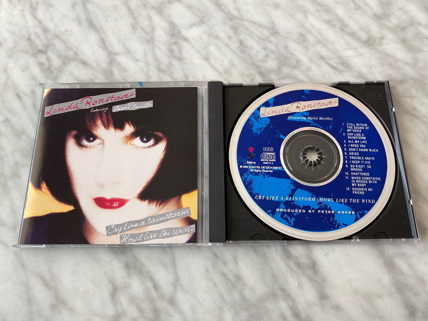 Linda Ronstadt – Cry Like A Rainstorm Howl Like The Wind [ORIGINAL USA PRESS]
