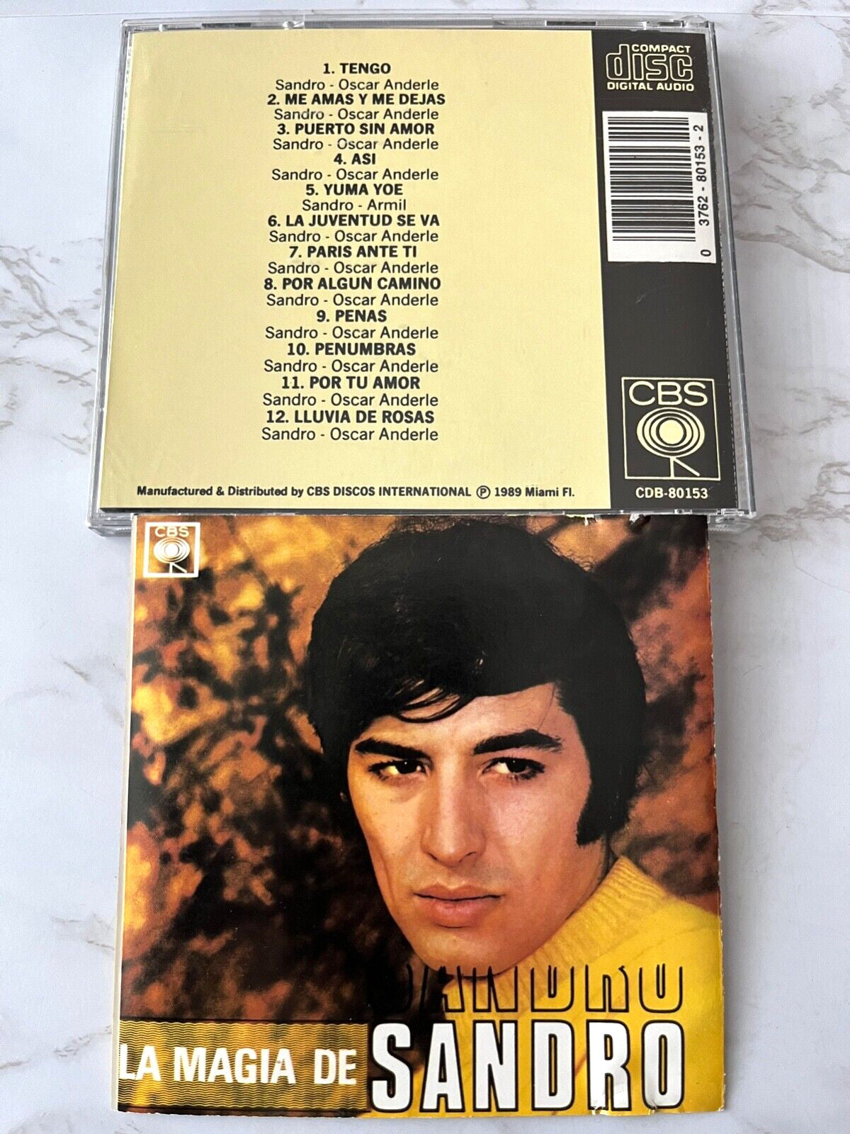 Sandro – La Magia De Sandro (1989) [ORIGINAL USA PRESS]